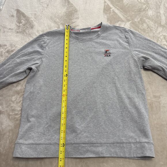 Men’s FILA Long Sleeve Heavyweight Sweatshirt Size L - Picture 7 of 8